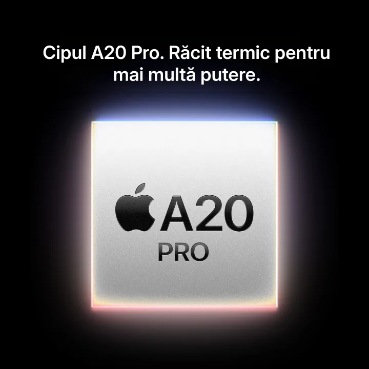 Cipul A20 Pro. Răcit termic pentru mai multă putere.