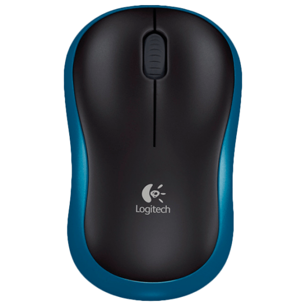 Мышь Logitech M185 Синий Беспроводные, 1000 dpi photo 1