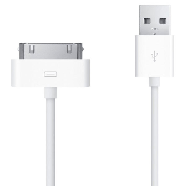 Кабель USB (30-pin), AAA Class, Белый  photo 1