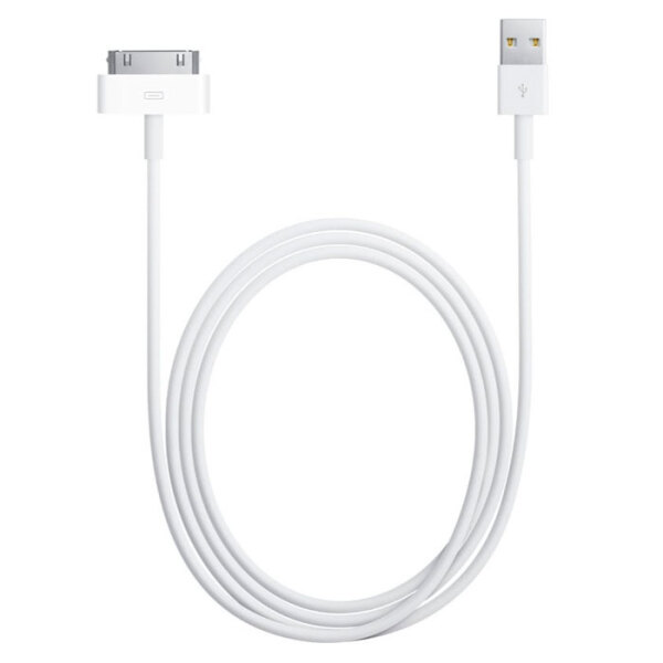 Кабель USB (30-pin), AAA Class, Белый  photo 2