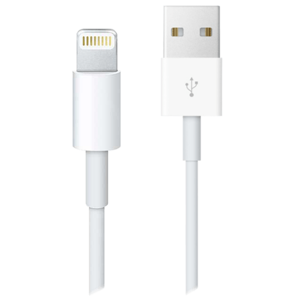 Кабель для телефона Apple MD818 USB Type-A/ Lightning Белый  photo 1
