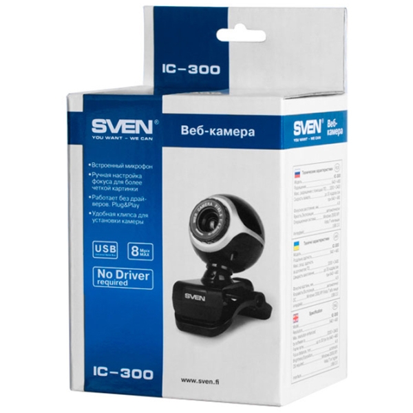 Web Camera Sven IC-300 Black  photo 5