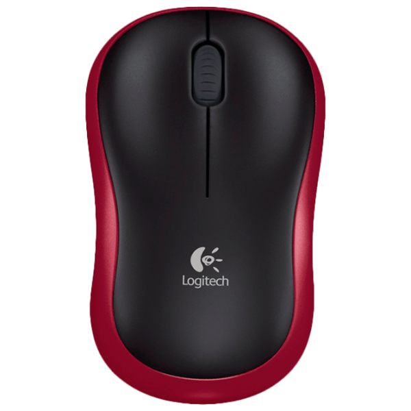 Мышь Logitech M185 Красный Беспроводные, 1000 dpi photo 1