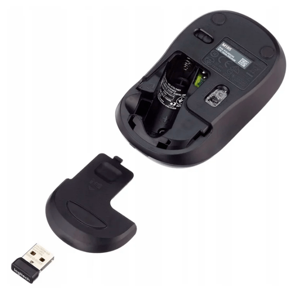 Мышь Logitech M185 Красный Беспроводные, 1000 dpi photo 4