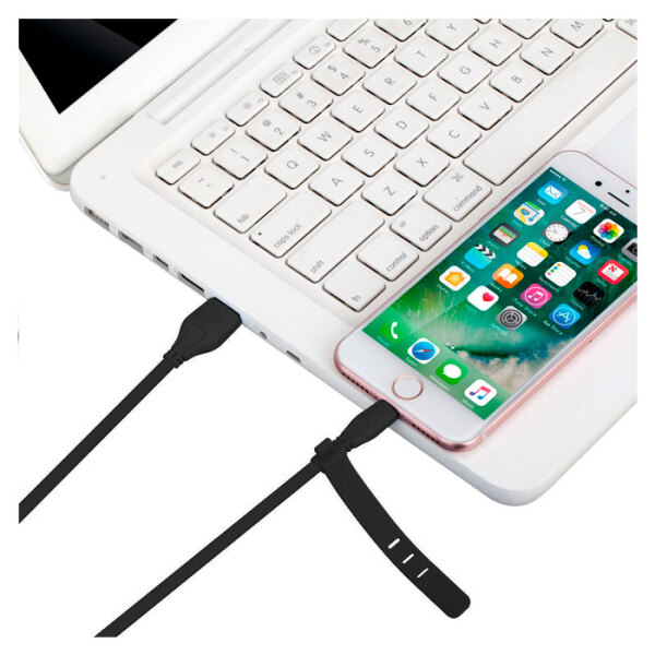 Кабель USB (8-pin/Lightning) Momax, Черный  photo 5
