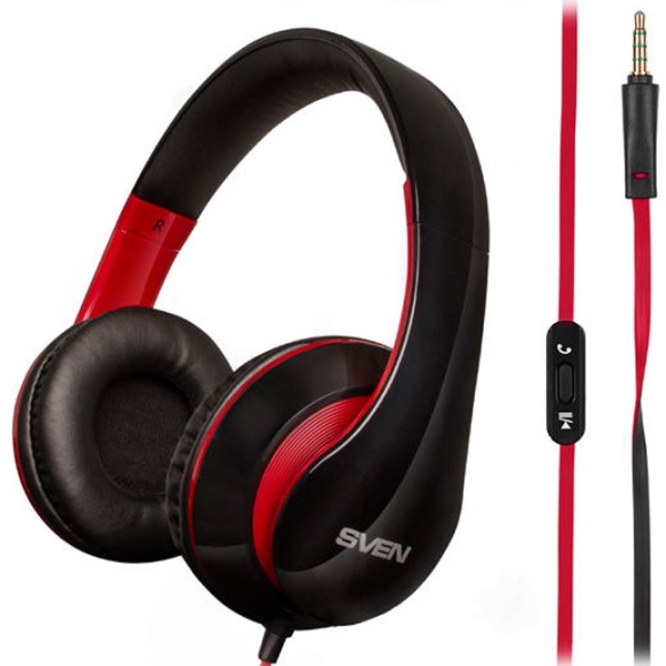 Căști Sven AP-940MV Red Cu fir / Personal / On the ear photo 3