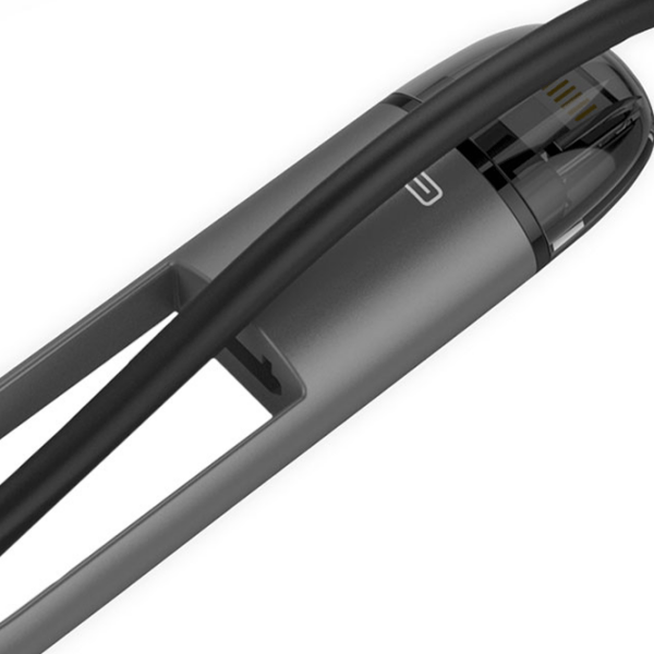 Cablu pentru telefon Hoco UPL01 USB Type-A/ Lightning, microUSB Black  photo 2