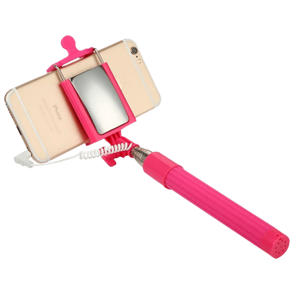 Селфи палка Baseus SUGENT-QP Розовый Mini-Jack 3.5 mm / Розовый photo 2