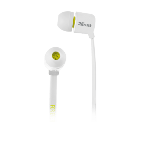 Căști Trust UR Duga White Cu fir / Personal / In ear photo 1