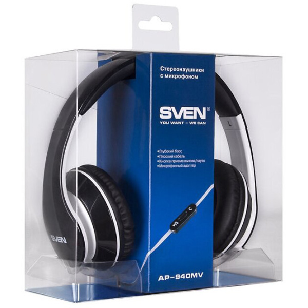 Căști Sven AP-B450MV Black Cu fir / Personal / On the ear photo 6