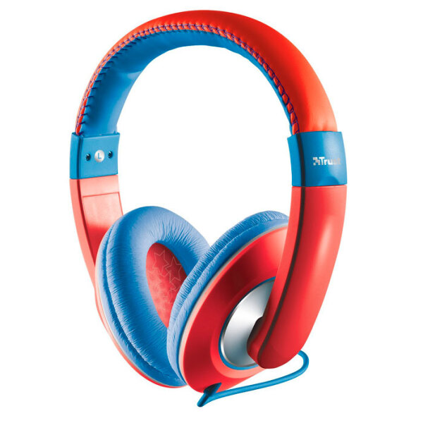 Set cu casti Trust, Sonin Kids Mic, Red Blue  photo 1