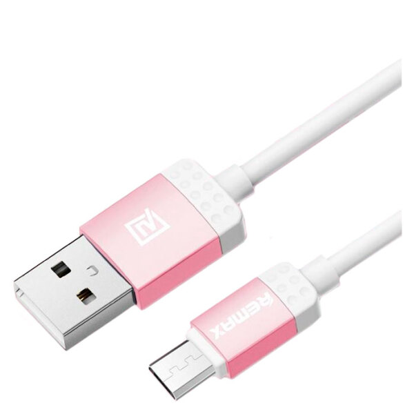 Кабель USB Remax RC-010m Lovely, Белый Розовый  photo 2