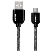 Кабель USB USB (microUSB), Remax (1m) Quick Charge, Черный 