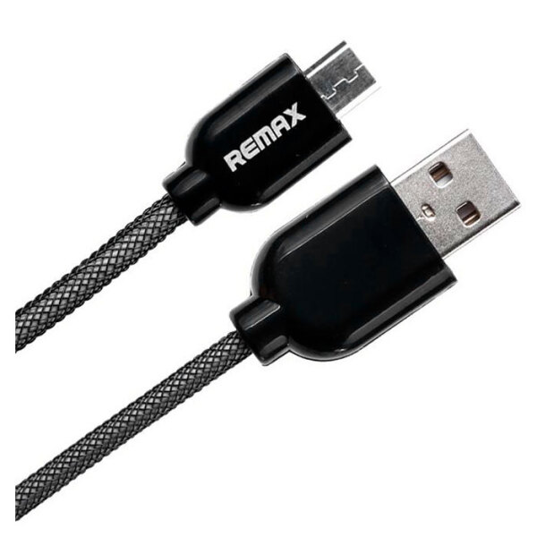 Кабель USB USB (microUSB), Remax (1m) Quick Charge, Черный  photo 2