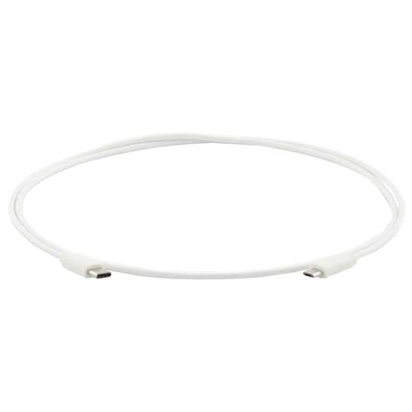 Cablu de date LMP 13870 USB-C/ microUSB White  photo 1
