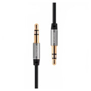 Аудио кабель 3.5mm male -> 3.5mm male (1m), Remax RL- L100, Черный 