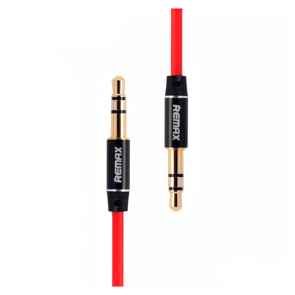 Аудио кабель 3.5mm male (2m) Remax RL- L200, Красный  photo 1