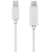 Cablu pentru telefon Rock 29997 USB Type-C/ Lightning White 