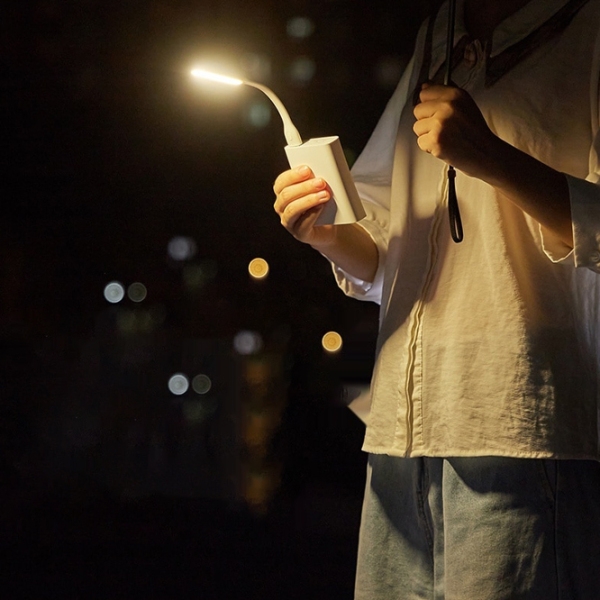 Настольная лампа Xiaomi USB Led Light 5 Level Brightnes Белый Аккумулятор, от сети photo 5