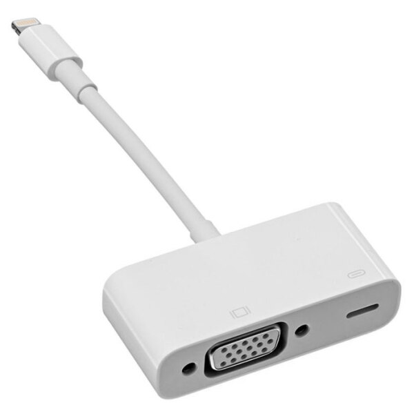 Адаптер Lightning to VGA (MD825), Apple, Белый  photo 3