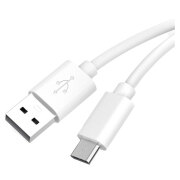 Кабель USB (Type-C), Titan (1m) Nylon, Белый 