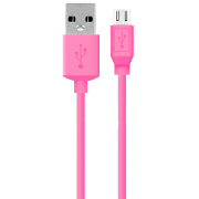 Cablu pentru telefon Hama U610896 USB Type-A/ microUSB Pink 
