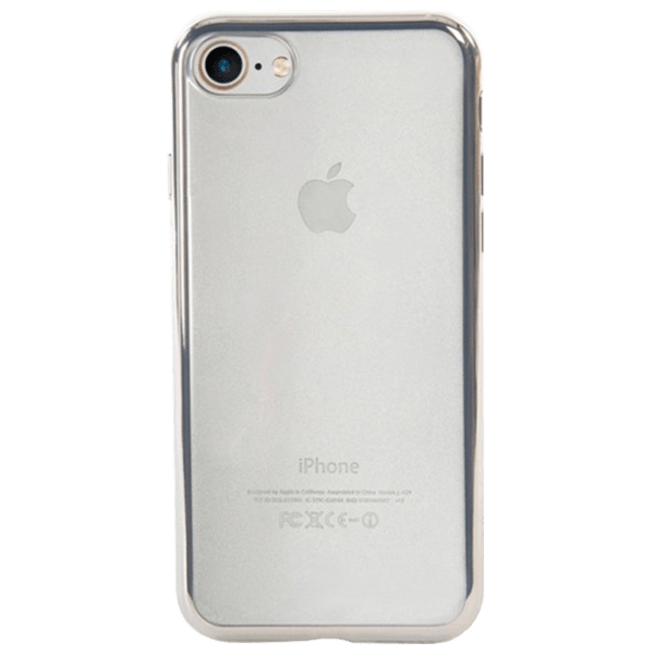 Husă pentru smartphone Apple iPhone 7 (Elektro Flex) Silver Transparent Tucano, TPU, Back photo 1