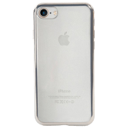 Husă pentru smartphone Apple iPhone 7 (Elektro Flex) Silver Transparent Tucano, TPU, Back