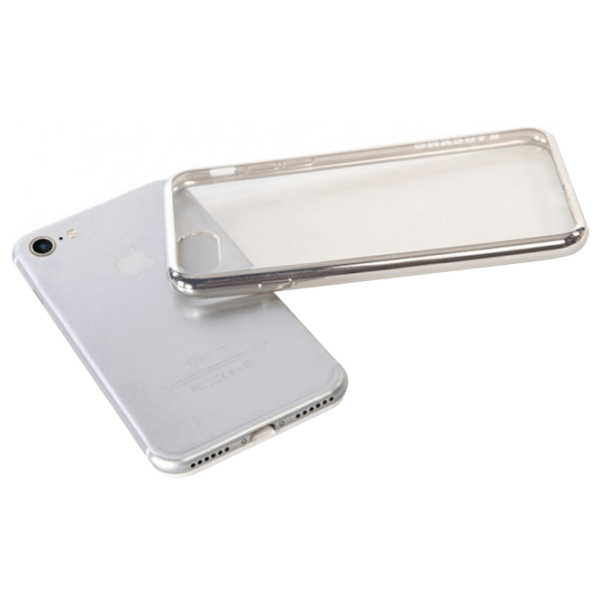 Husă pentru smartphone Apple iPhone 7 (Elektro Flex) Silver Transparent Tucano, TPU, Back photo 2