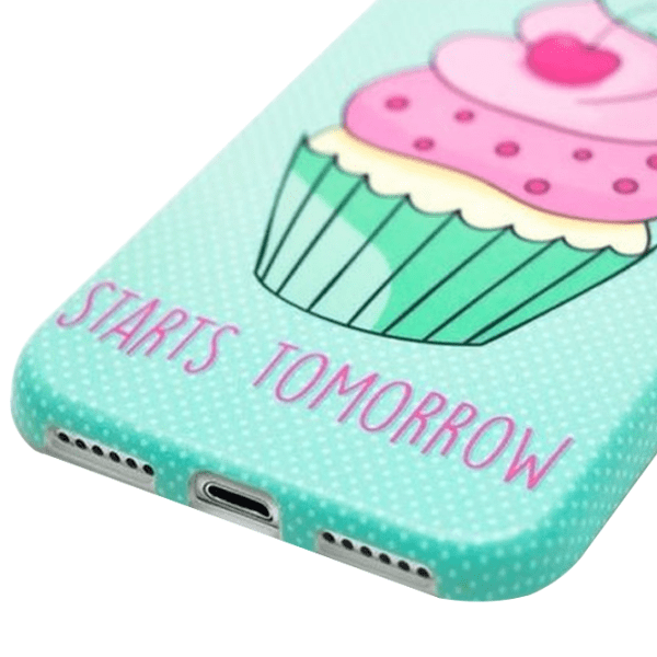 Чехол для смартфона Apple iPhone 7/ 8/ SE2 (CUP CAKE) Светлый Синий i-Paint, TPU, Back photo 2