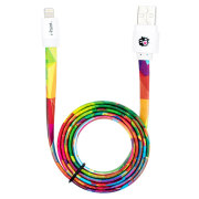 Кабель USB (8-pin) i-Paint, Радужный 
