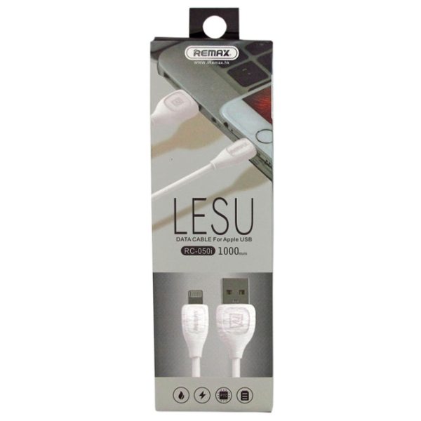 Cablu pentru telefon Remax RC-050i USB Type-A/ Lightning White  photo 2