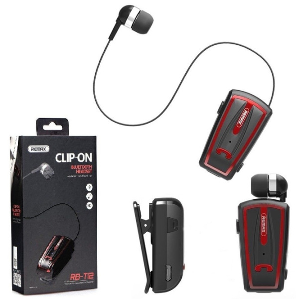 Căști Remax RB-T12 Clip-On Black Fără fir / Personal / In ear photo 8