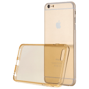 Husă pentru smartphone Apple iPhone 7 (Ultra Thin) Gold Transparent Rock, TPU, Back
