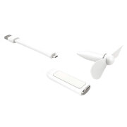 Rock Mini USB Fan &amp; Light, Белый 