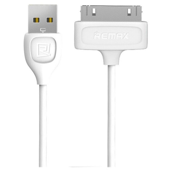 Кабель USB (30-pin) Remax RC-050i Lesu, Белый  photo 1