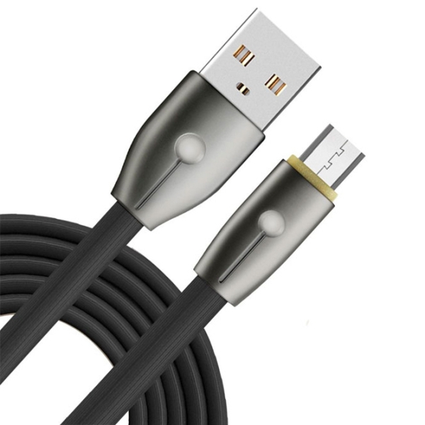 Cablu USB Remax RC-043m USB Type-A/ microUSB Black  photo 2