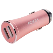 Adapter auto Rock H1 with hammer () Розовый 2.4 А / Розовый