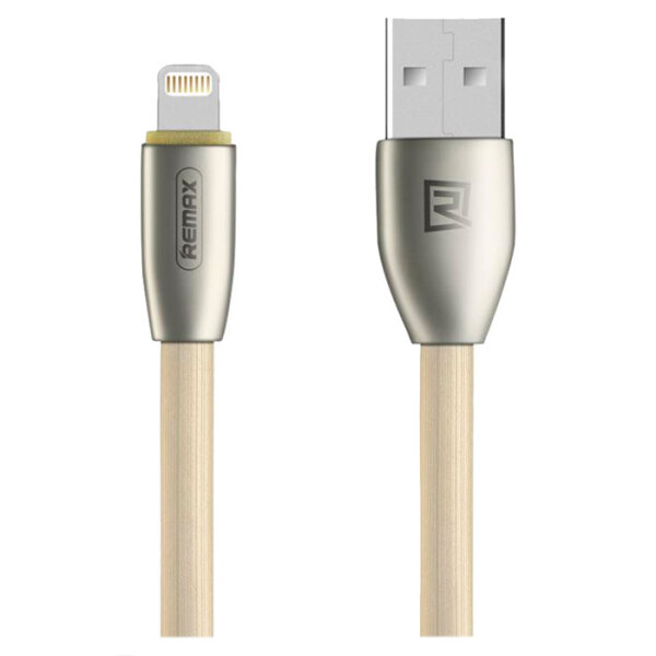Кабель USB (8-pin) Remax RC-043i Knight, Золотой  photo 1