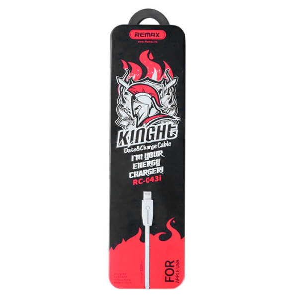 Кабель USB (8-pin) Remax RC-043i Knight, Золотой  photo 2