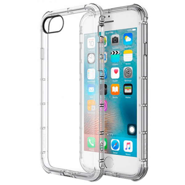 Husă pentru smartphone Apple iPhone 7 (Fence) Transparent White Rock, TPU, Back photo 2