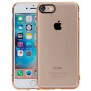Husă pentru smartphone Apple iPhone 7 (Pure) Transparent Gold Rock, TPU, Back