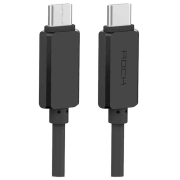 Cablu pentru telefon Rock 055418 USB Type-C/ USB Type-C Black 