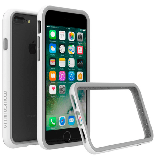 Husă pentru smartphone Apple iPhone 7/ 8 Plus (CrashGuard) Gray White Rhinoshield, PC, Back photo 2