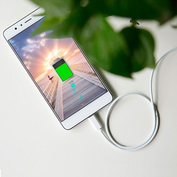 Кабель USB (Type-C), Rock (1m) C1, Белый  photo 3