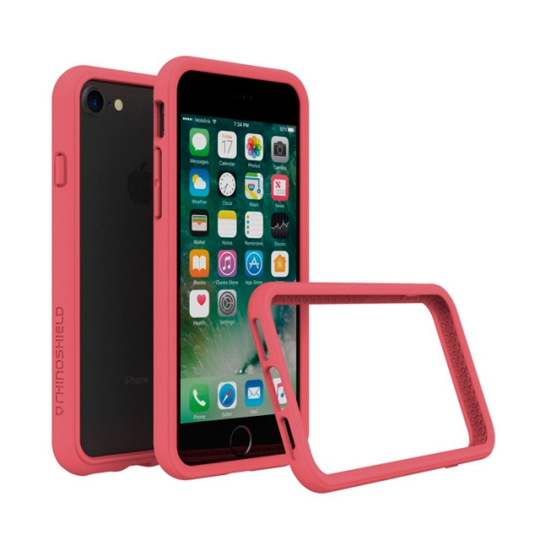 Husă pentru smartphone Apple iPhone 7/ 8/ SE2 (CrashGuard) Coral Pink Rhinoshield, PC, Bumper photo 3