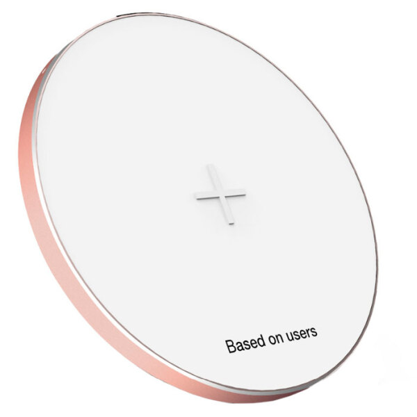 Incarcator Universal Wireless Charger Baseus Flare (WXQIRD-FC0R), Rose  photo 1