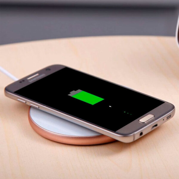 Incarcator Universal Wireless Charger Baseus Flare (WXQIRD-FC0R), Rose  photo 3