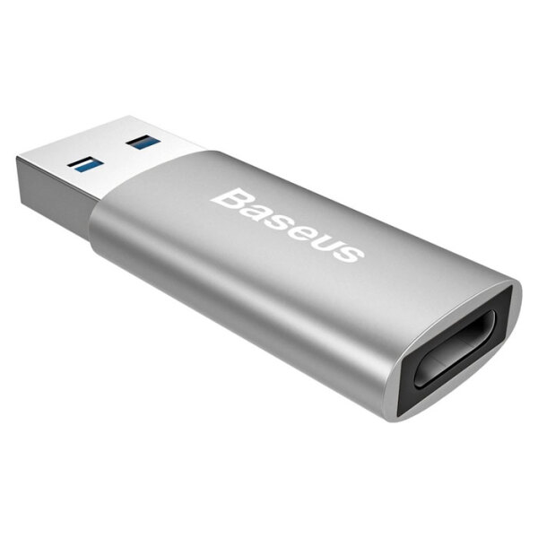 Adapter Type-C/USB3.0 Baseus (CATAD-0), Gray  photo 2