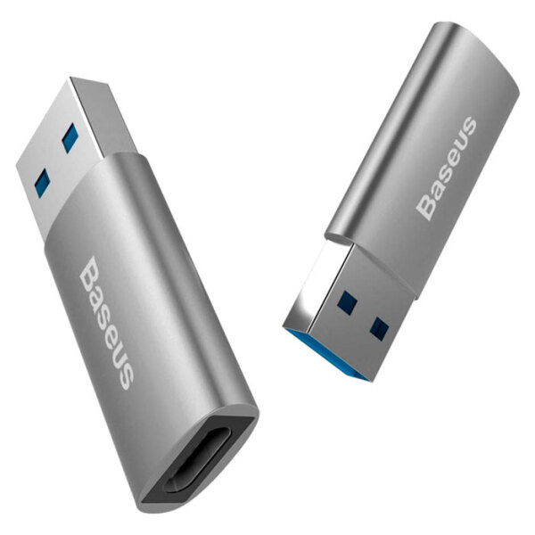 Adapter Type-C/USB3.0 Baseus (CATAD-0), Gray  photo 4